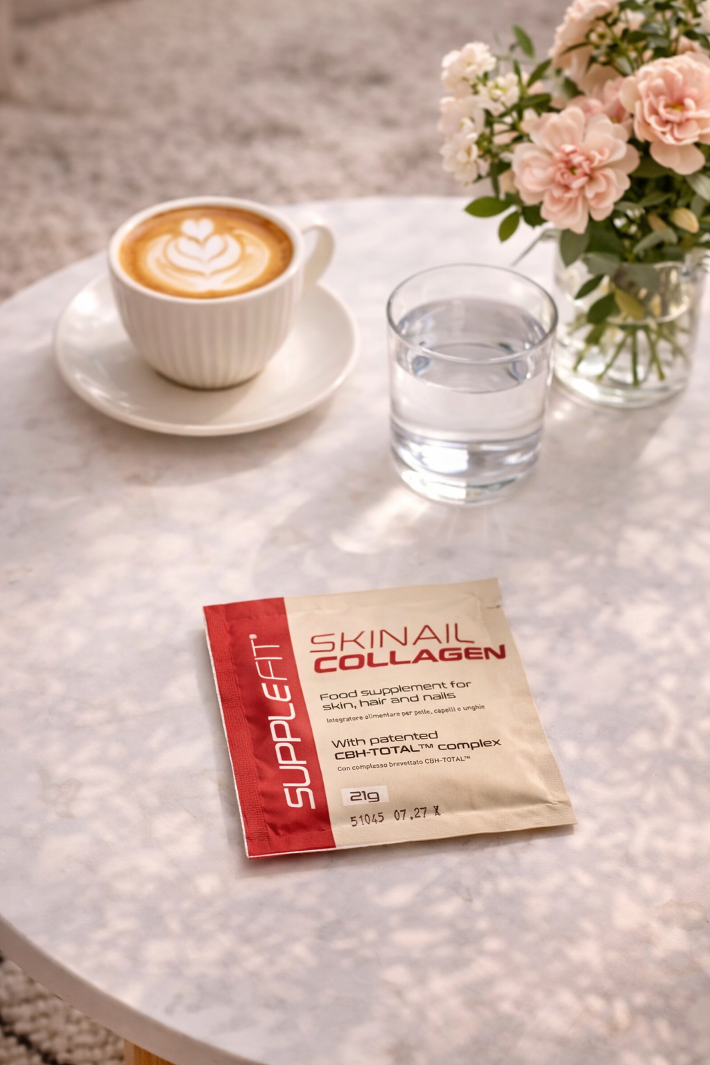Supplefit SKINAIL Collagen | Nahrungsergänzungsmittel | Haut | Haare | Nägel | INTB042